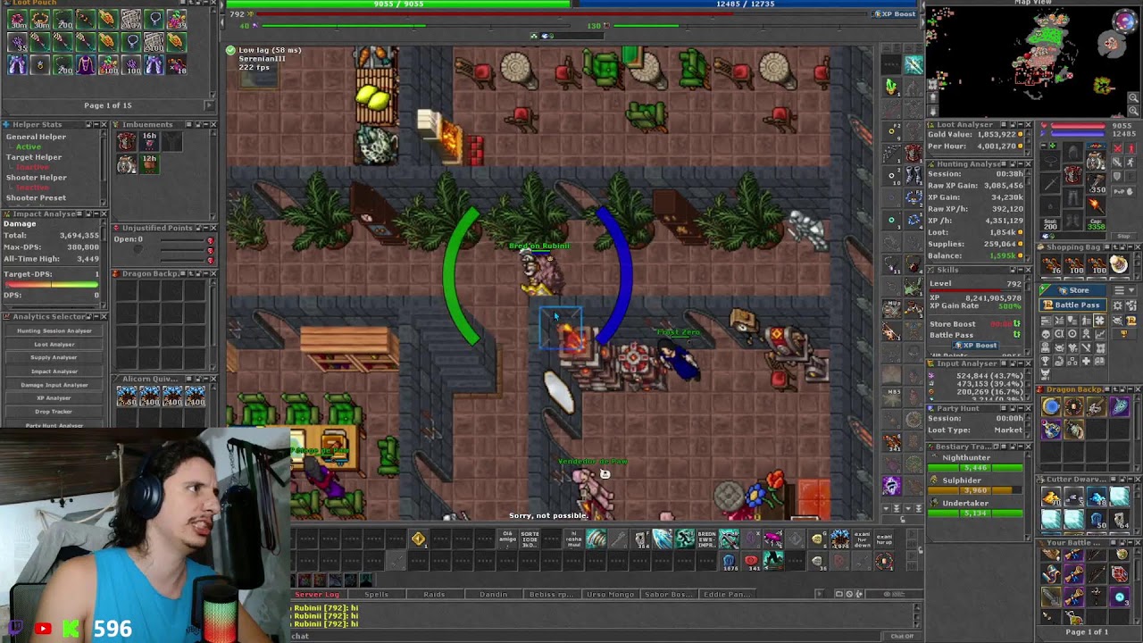 NAO EXISTE GUILD DOMINANTE EM NON PVP! !RUBINOT !Balanceamento !CAIXINHA  !DRACOINS