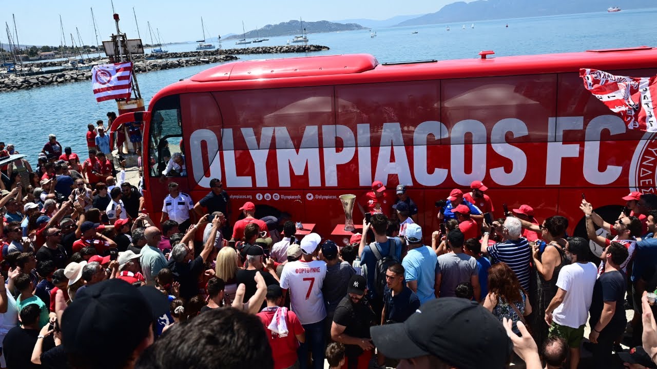 Στην Αίγινα τα δύο Ευρωπαϊκά τρόπαια του Ολυμπιακού!