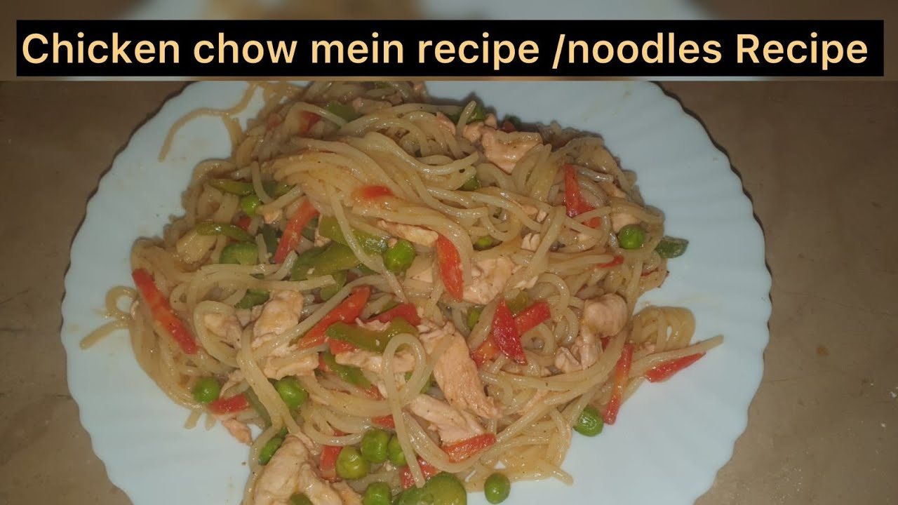 chicken spaghetti recipe make by mumtaz k kichan 