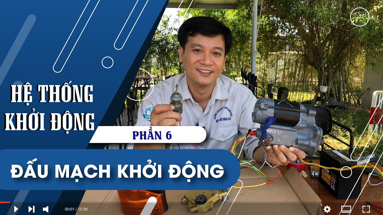 Hệ thống khởi động - Phần 6 - Đấu mạch khởi động | TMT FIX