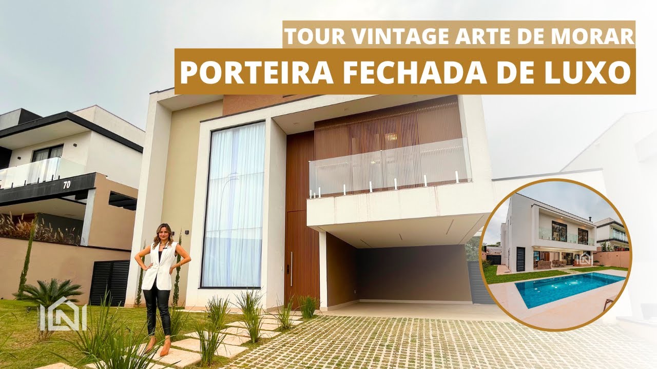 TOUR VINTAGE ARTE DE MORAR - PORTEIRA FECHADA DE LUXO
