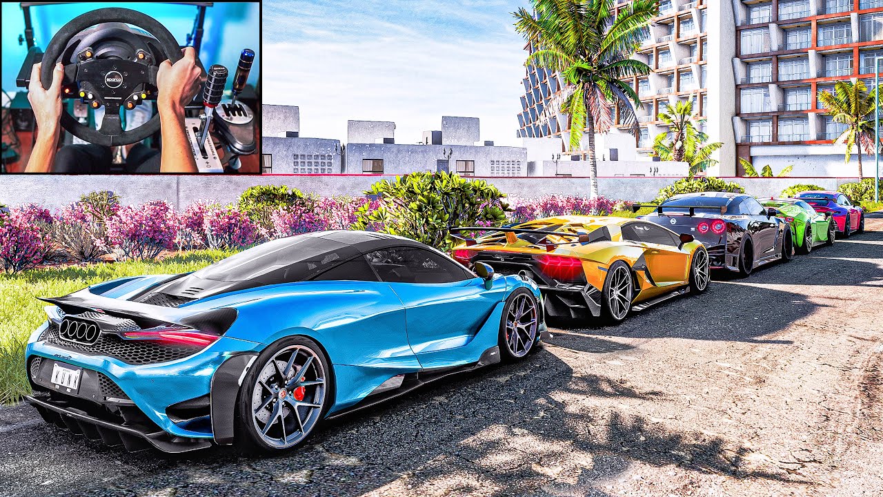 EXOTIC CAR CRUISE - Forza Horizon 5 (Steering Wheel + Shifter) Gameplay