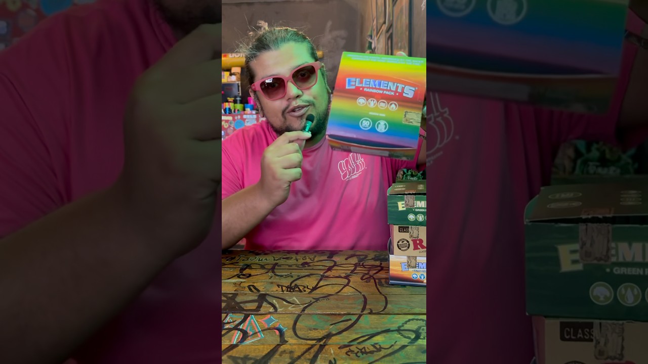 Nova seda elements rainbow ! Vem cmg #tabacaria #foryou #fyp #testesedicas