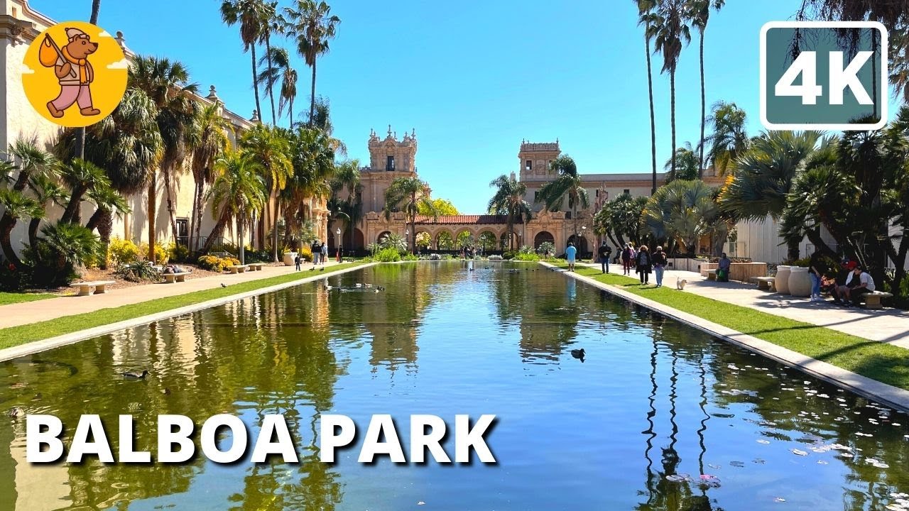 Balboa Park Walking Tour | San Diego | {4k} 🔊 Binaural Sound