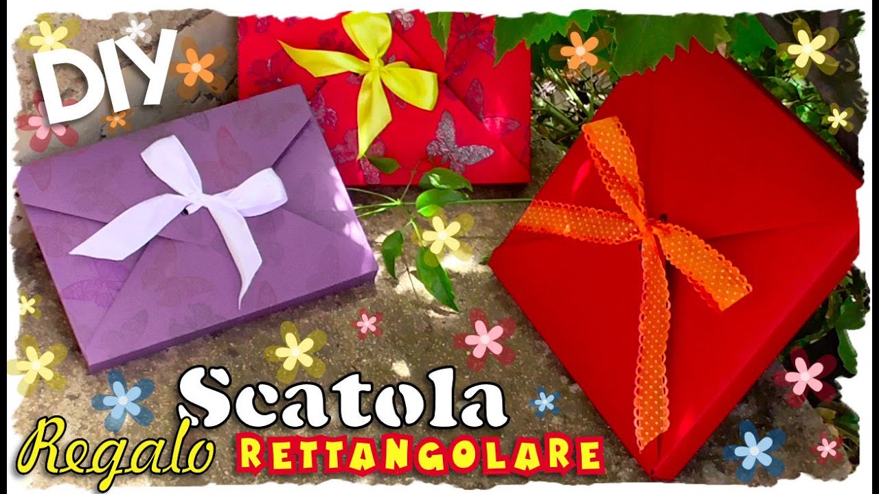 Scatola Regalo Rettangolare Fai Da Te | DIY Rectangular Gift Box