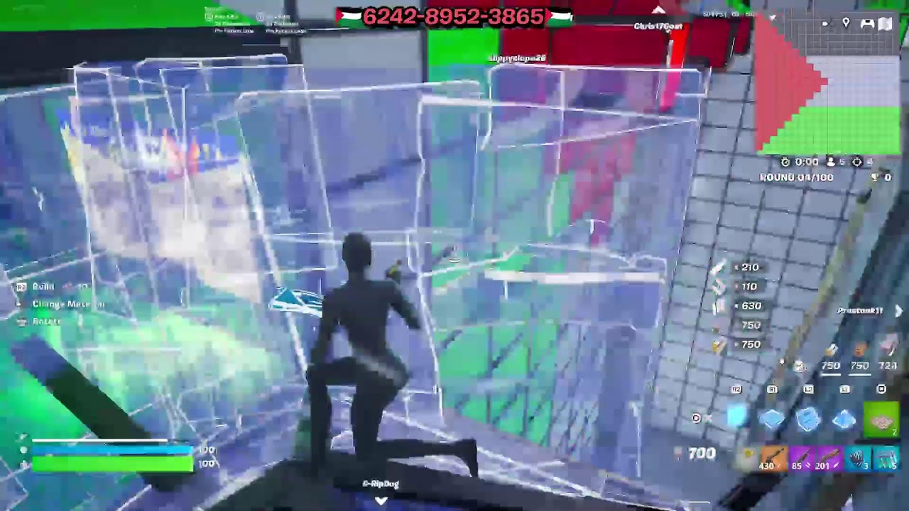 Fortnite on PS5.Reload zero. Build.