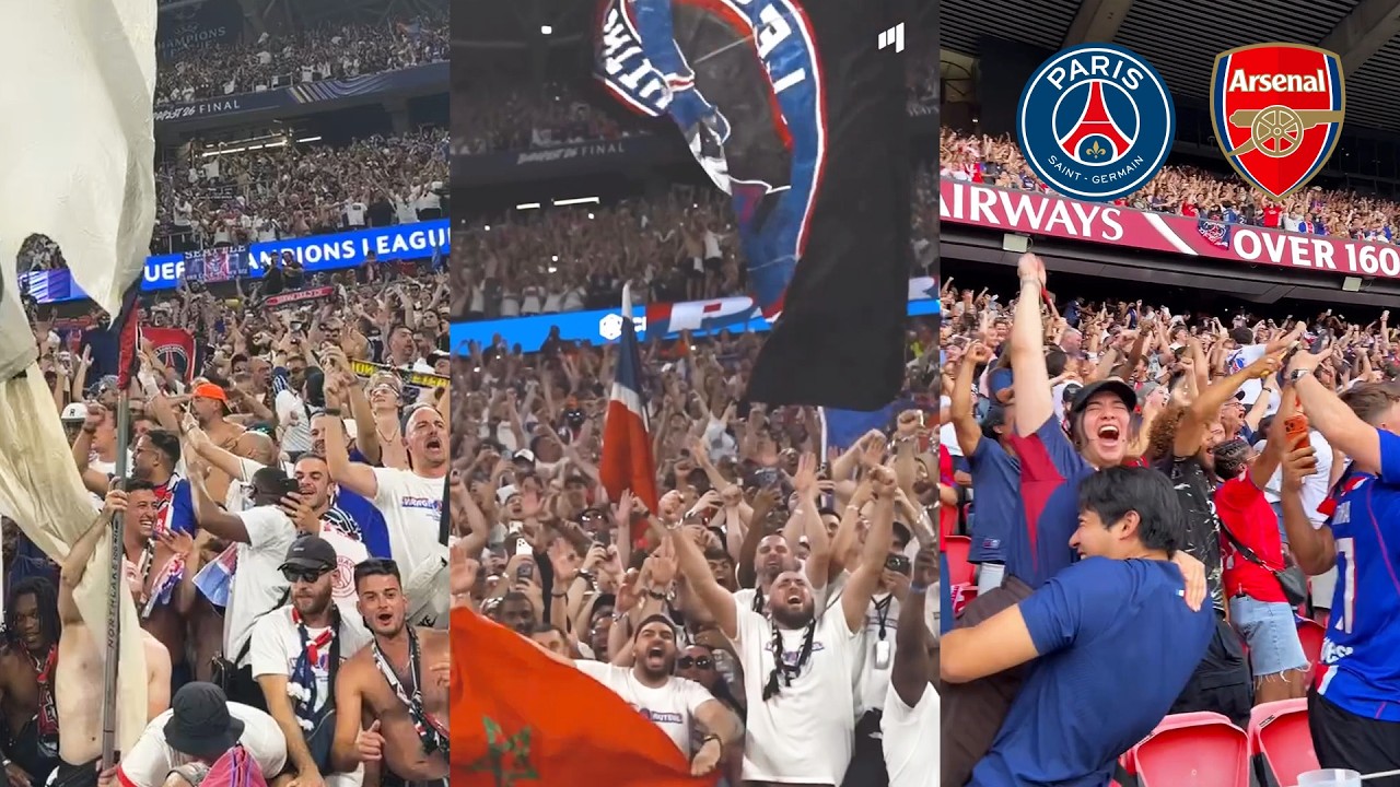 PSG Fans EXPLODE at Pusk&aacute;s Arena After Back-to-Back UCL Titles🔥