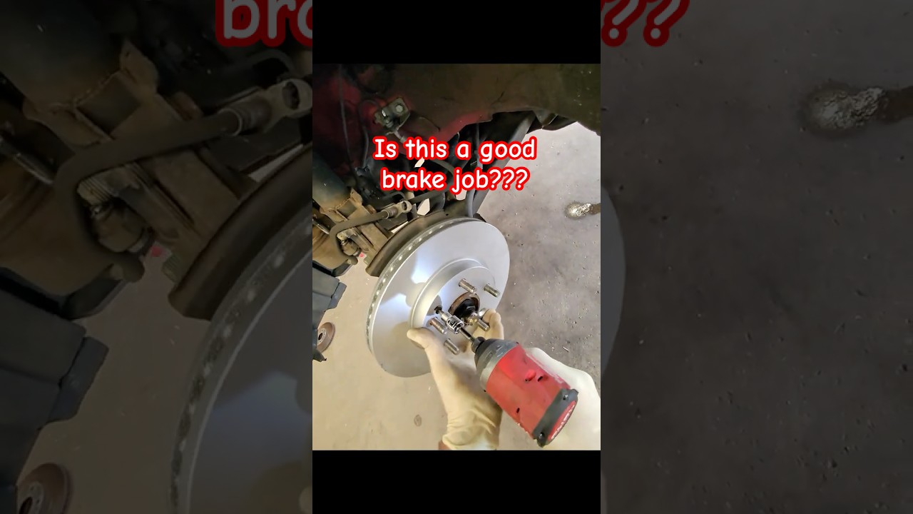 Mechanic POV Changing Brakes #broken #car #cars #asmr #automobile #diy #mechanic #repair