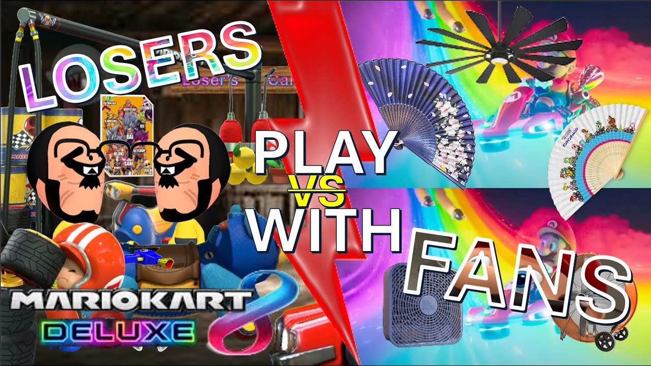Back And Worse Than Ever| Mario Kart 8 Deluxe 2 Player With Fans