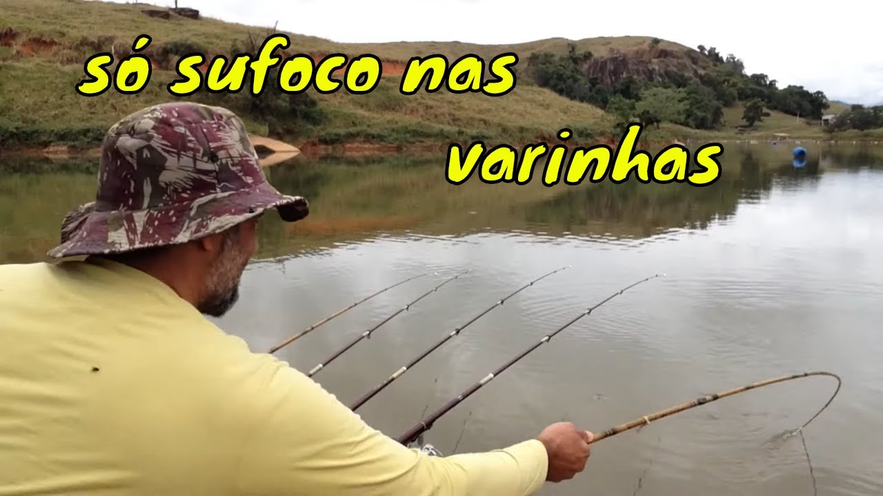 Só tilápia bruta na vara telescópica, é só sufoco. PESCARIA de TILÁPIA.