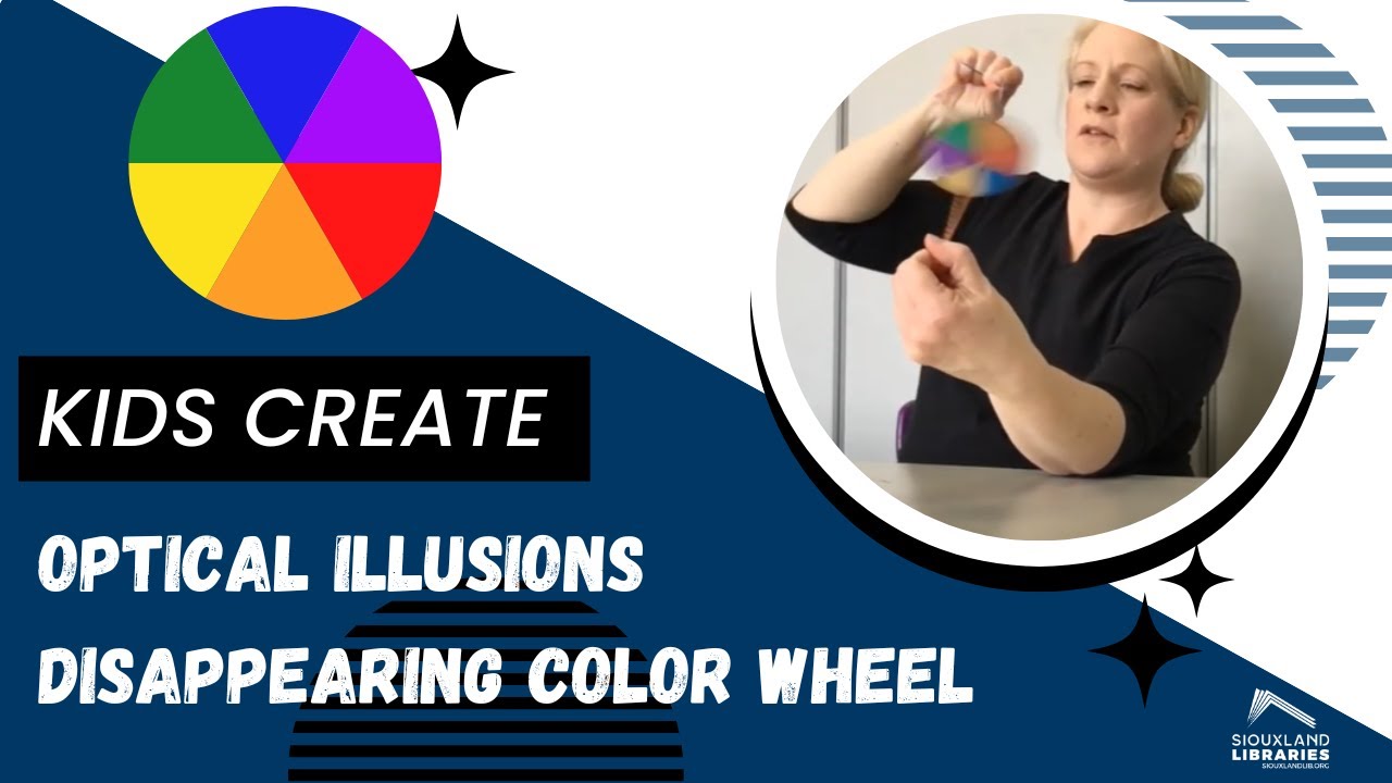Kids Create - Optical Illusions Disappearing Color Wheel