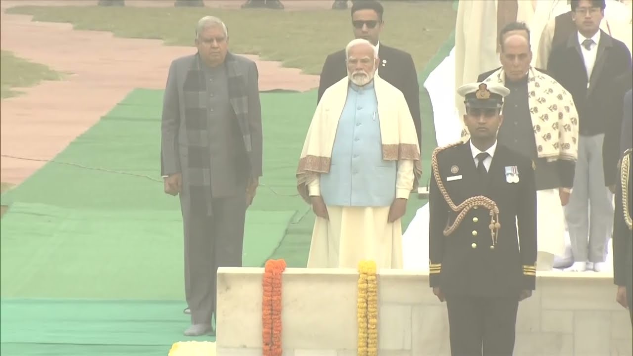 మహాత్ముడికి జాతి ఘననివాళి | Nation's tribute to the Mahatma Gandhi | #news #breakingnews