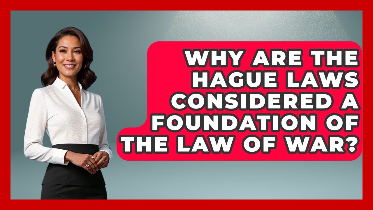 Why Are the Hague Laws Considered a Foundation of the Law of War?