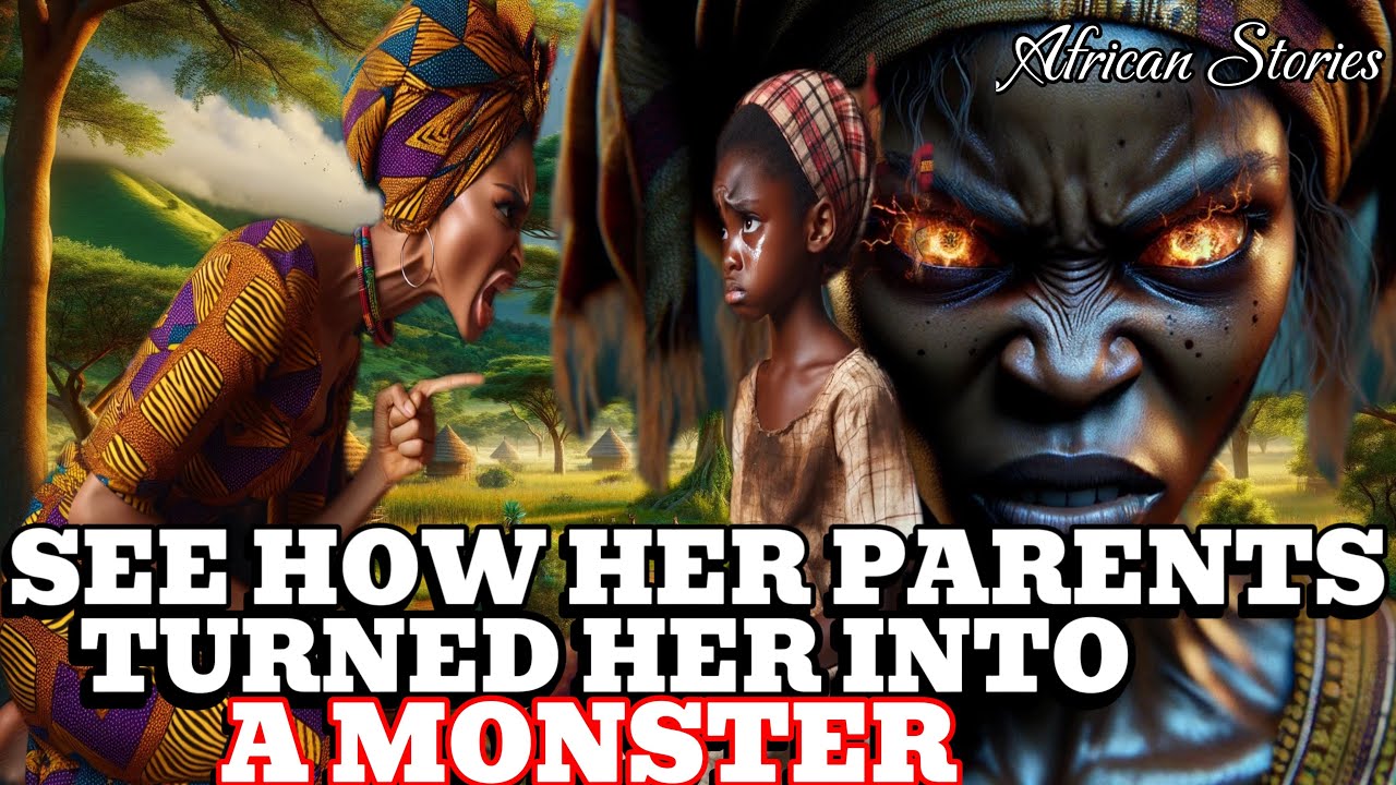 SEE HOW HER PARENTS MALTREATED HER BADLY TILL SHE BECAME A BITTER MONSTER#africanstories#folktales