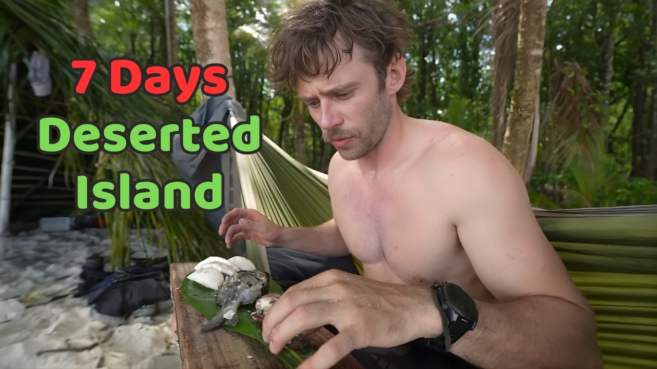 7 Days Stranded on a Tropical Island – Full Survival Challenge