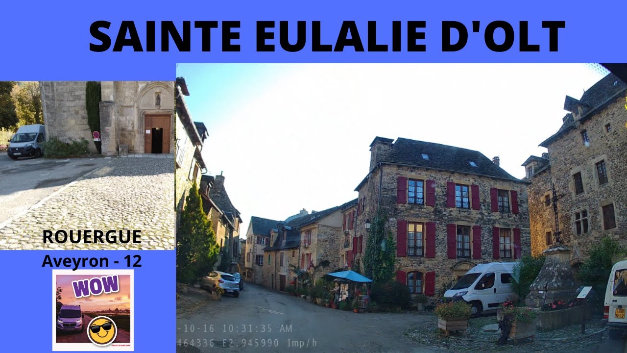 #SAINTE EULALIE D'OLT , en Aveyron, en #fourgonaménagé