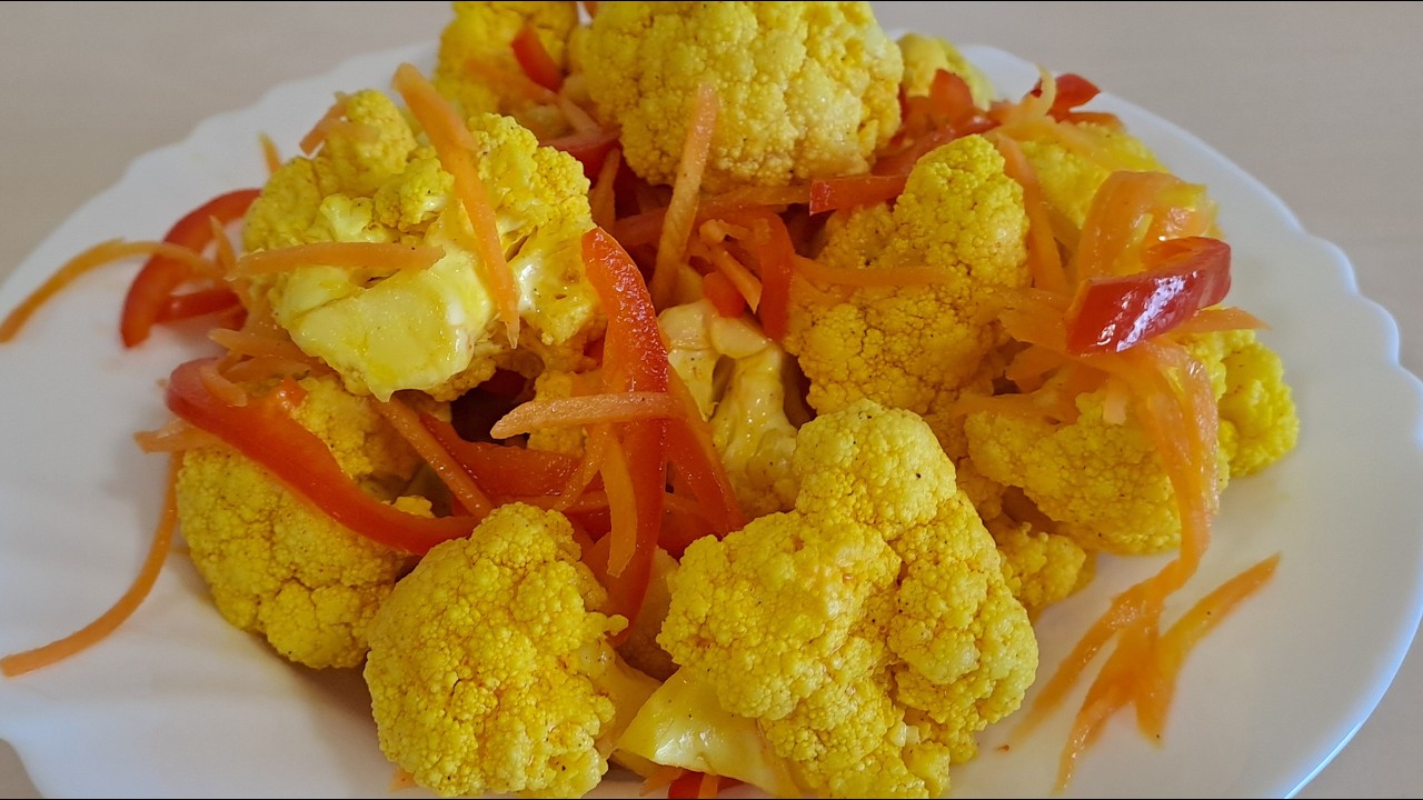 Супер ЗАКУСКА! МАРИНОВАННАЯ цветная капуста ПО-КОРЕЙСКИ!