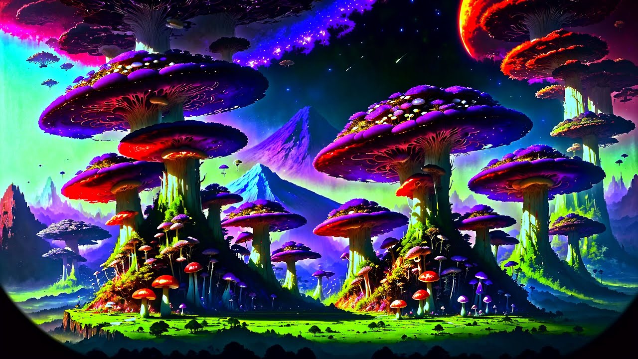 [Copyright Free] Mushrooms Background Video: Cool Screensavers (No Music) - 4K, Ultra HD / UHD