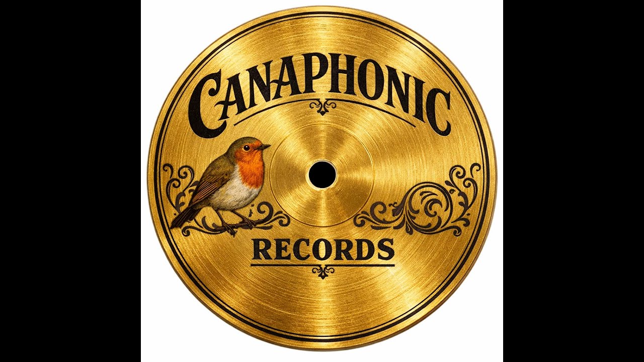 GOLD CANAPHONIC RECORD LABEL / FIRST TEST / JUST OFF THE PRINTER