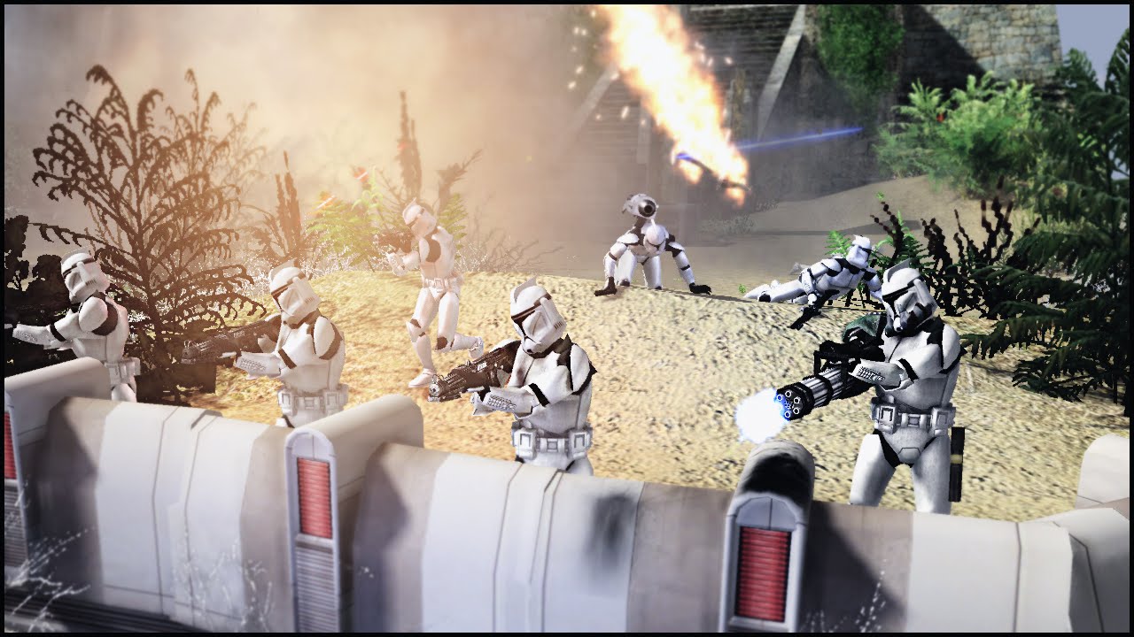 CLONE COMMANDER CODY'S LAST STAND - Star Wars: Galaxy at War Mod Gameplay