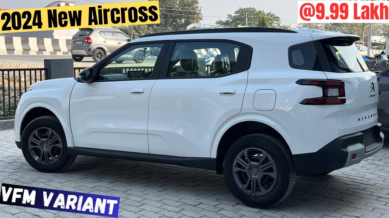 Cheaper Than Seltos & Creta😱New 2024 Citroen Aircross Plus (2nd Base)🔥Features & Detailed Review