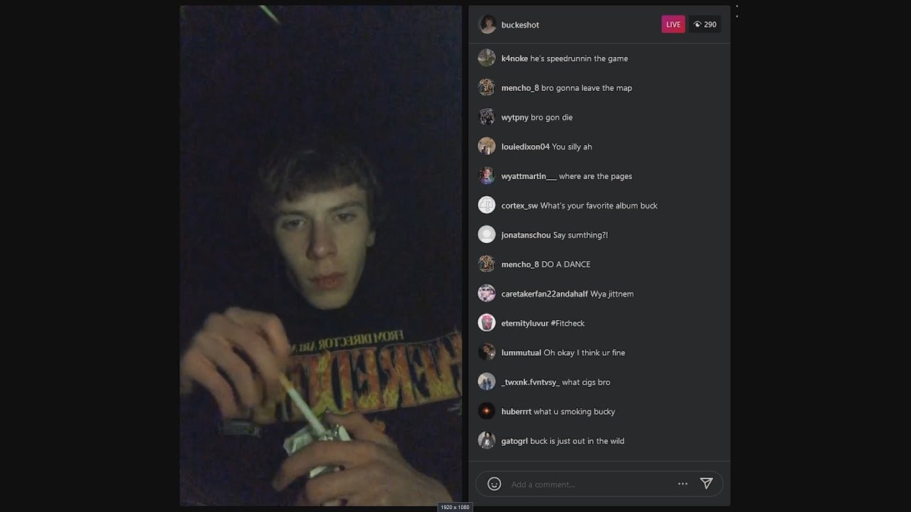 BUCKSHOT IG LIVE 4/29/22