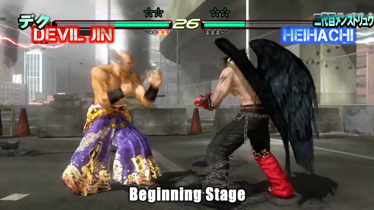 GODSGARDEN#3 Tekken - B1-8 Deku　(Devil Jin) vs Nidaime Main St. Ryu (Heihachi)