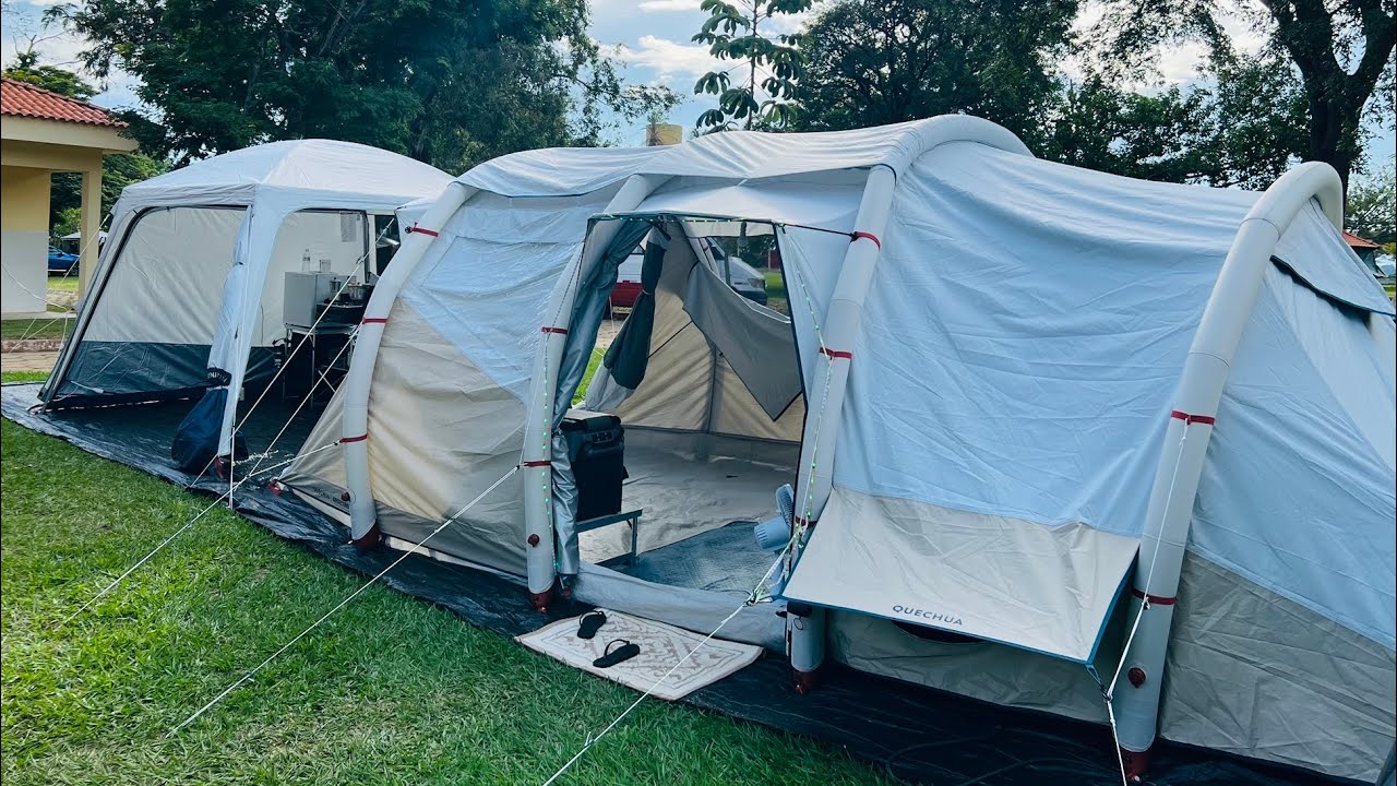 Tour Completo na BARRACA QUECHUA 6.3 | Conforto, Espaço e Testada na Chuva! #Camping