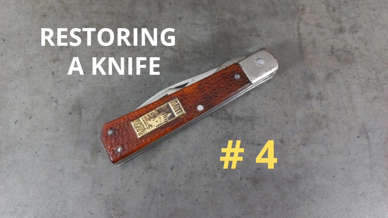 Restoring a vintage folding knife.Nizhny Novgorod