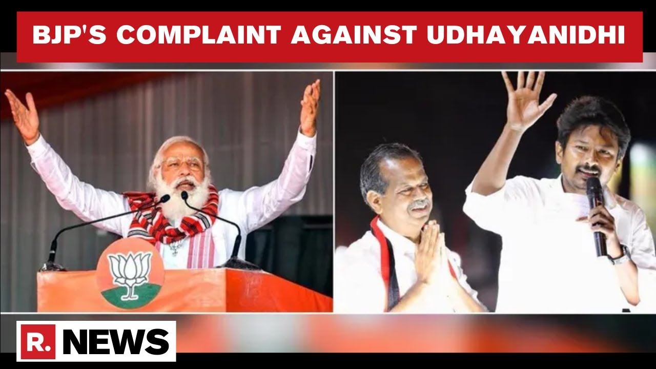 BJP Files Complaint With EC Over Udhayanidhi Stalin's Rant On PM Modi; Wants Him Disqualified