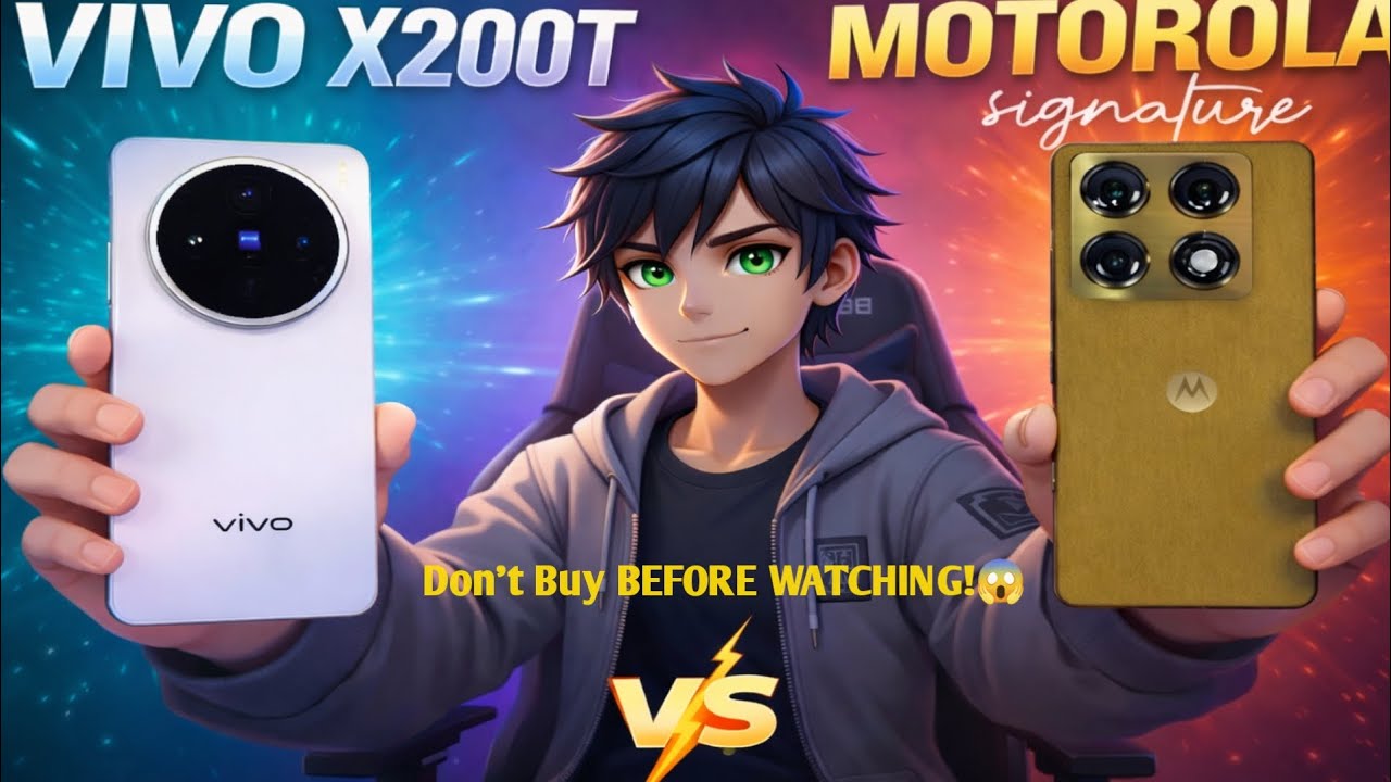 Vivo X200T vs Motorola Signature – Full Comparison 🔥😱 Best Smartphone Under Budget?