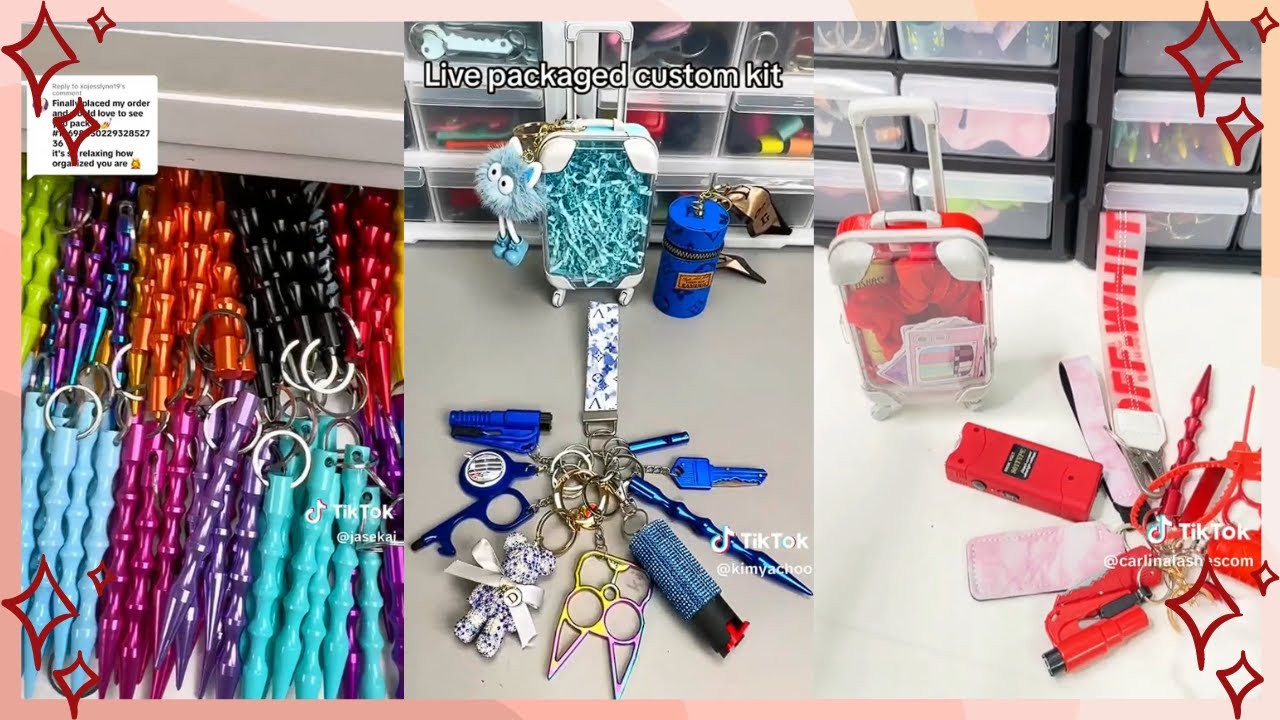 Packing Self Defense Keychain ASMR #500 ASMR Version I Mab Aesthetic