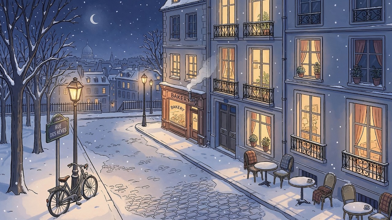 Romantic 1940s Winter Night 💕 | Soft Vintage Valentine’s Music