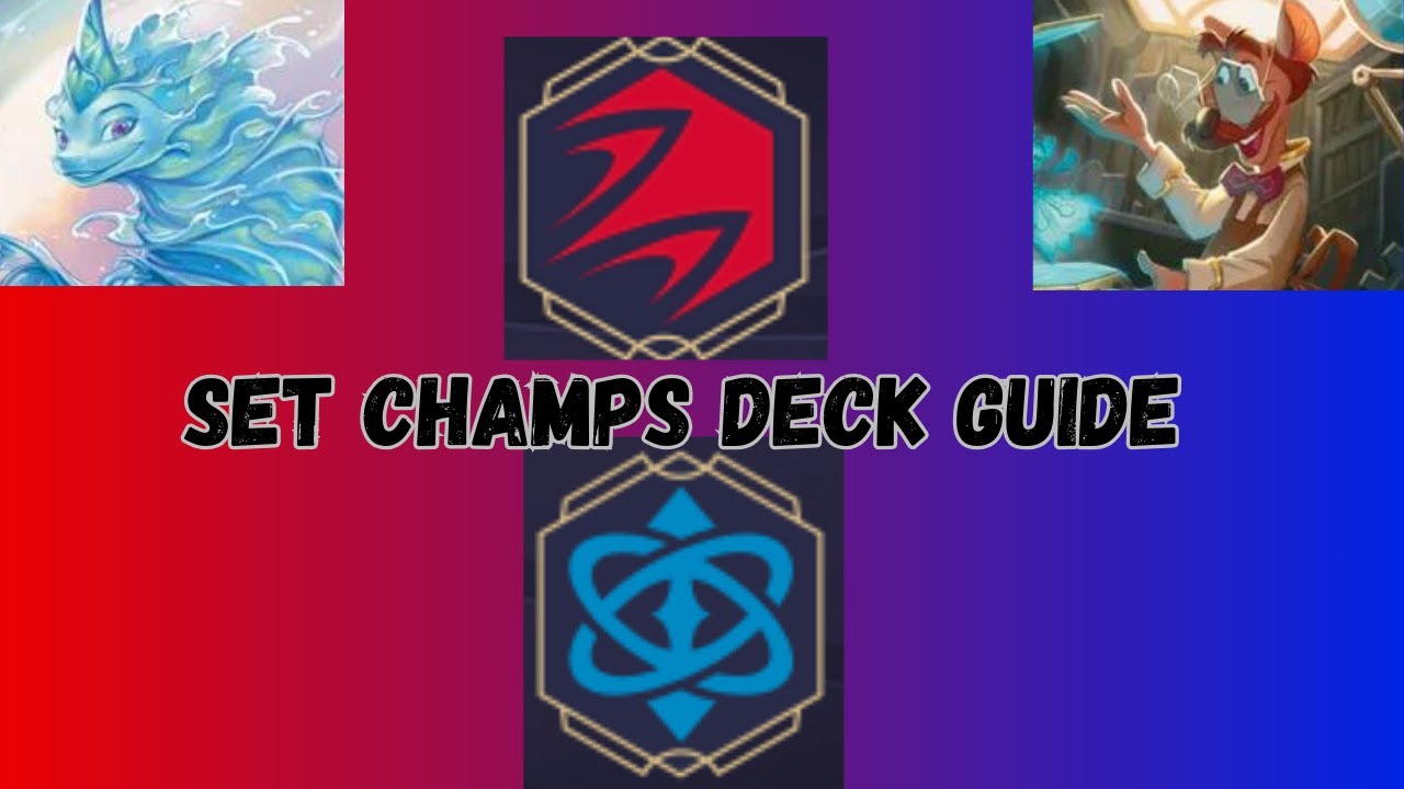 DISNEY LORCANA Ruby Sapphire Set Championships Deck Guide
