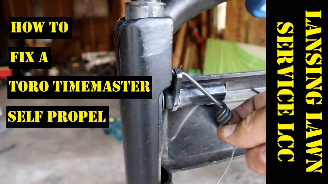 How to Fix the Self Propel Cable on a Toro Timemaster