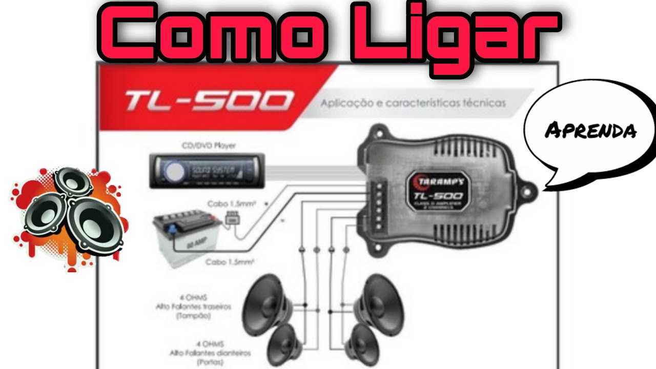 Como Ligar Módulo Taramps TL500