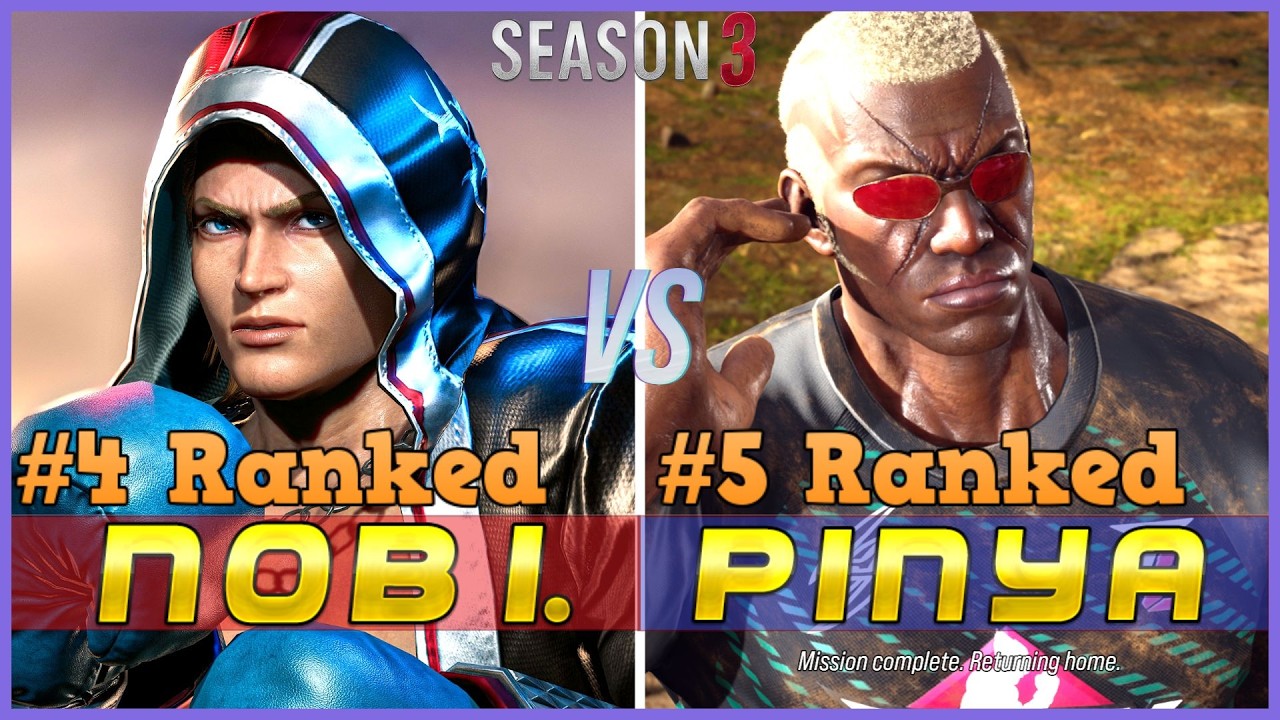T8 S3 ▰ NOBI (#4 Ranked Steve) Vs PINYA (#5 Ranked Raven) ▰ Tekken 8 High Level Gameplay