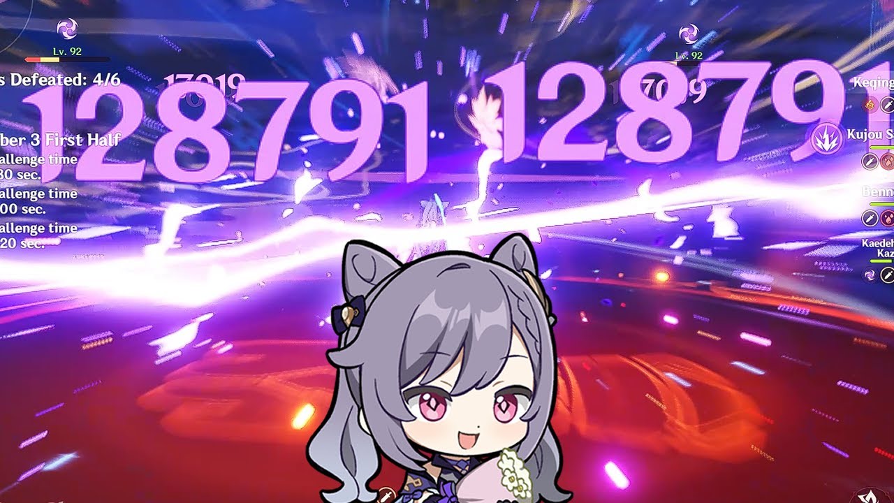 KEQING + 60% ELECTRO DAMAGE BONUS