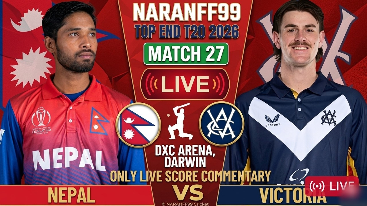 🔴 LIVE: Nepal vs Victoria CA | T20 Series Live Score & Commentary
