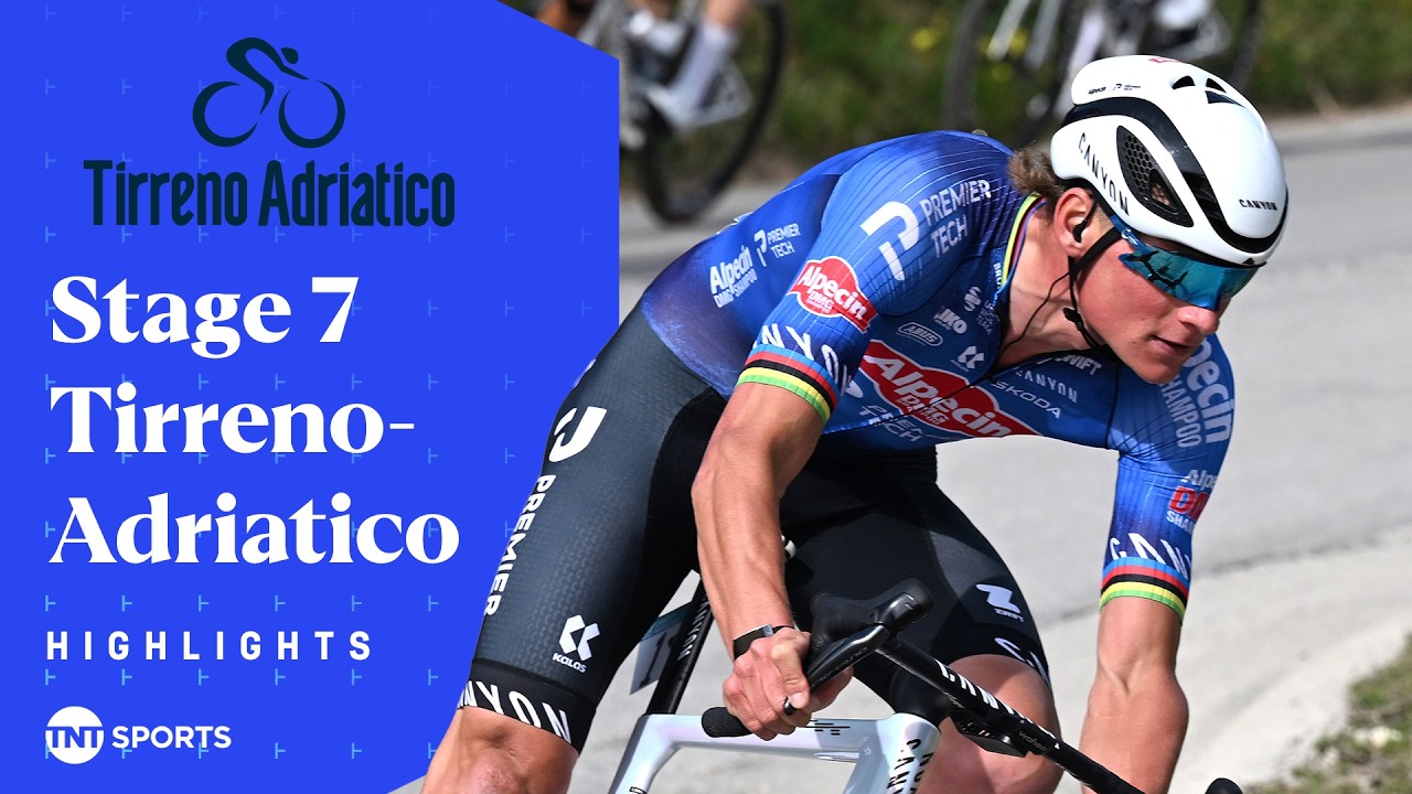 SPRINTING TO GLORY! 🙌 | Men's Elite Stage 7 Tirreno-Adriatico 2026 Highlights | TNT Sports Cycling