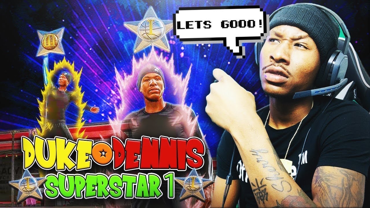 Duke Dennis SUPERSTAR ONE REACTION on NBA 2K20! I hit Superstar one in the most CRAZY WAY!
