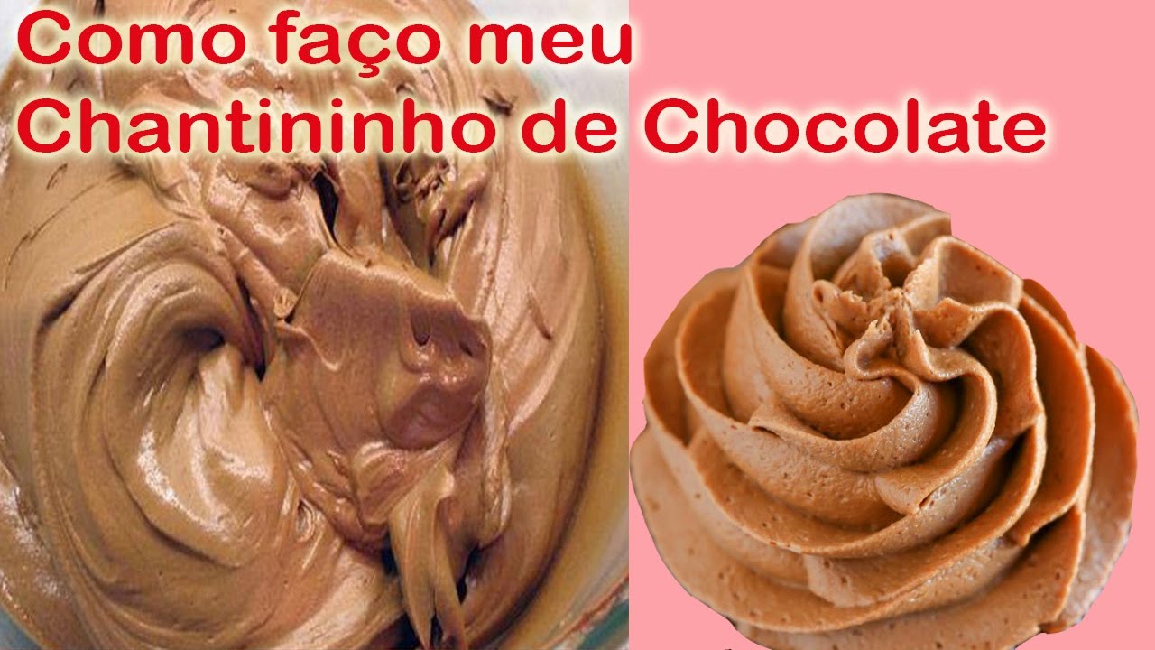 Chantininho de Chocolate - Quer agregar qualidade e sabor a cobertura do  bolo? Faça essa cobertura!