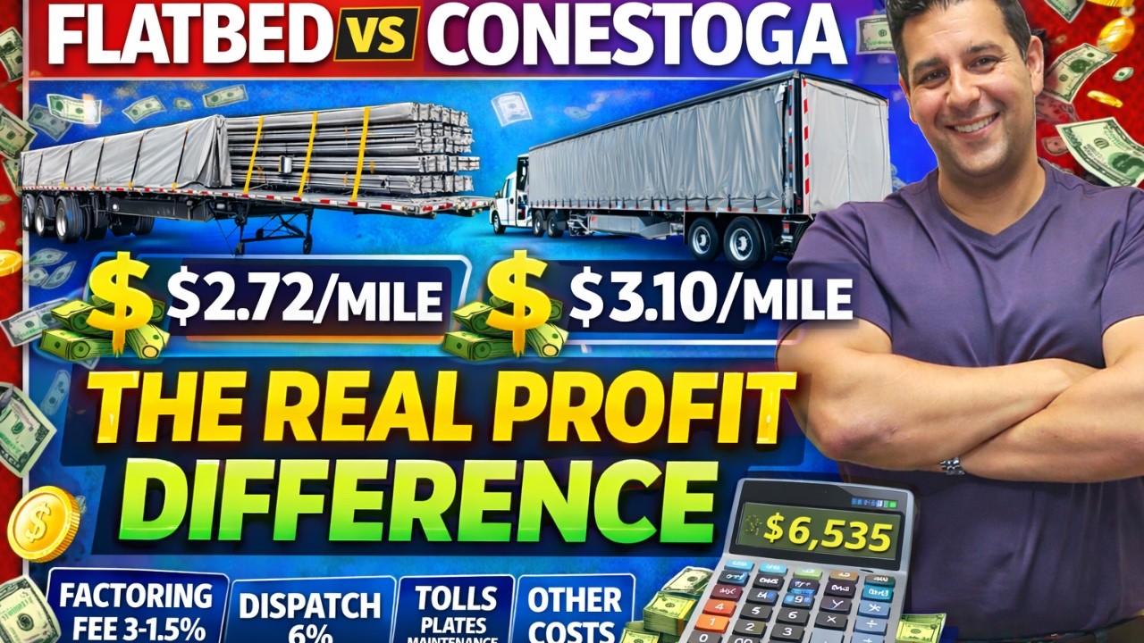 Conestoga Profitability Per Month: Flatbed Drivers Can Make More
