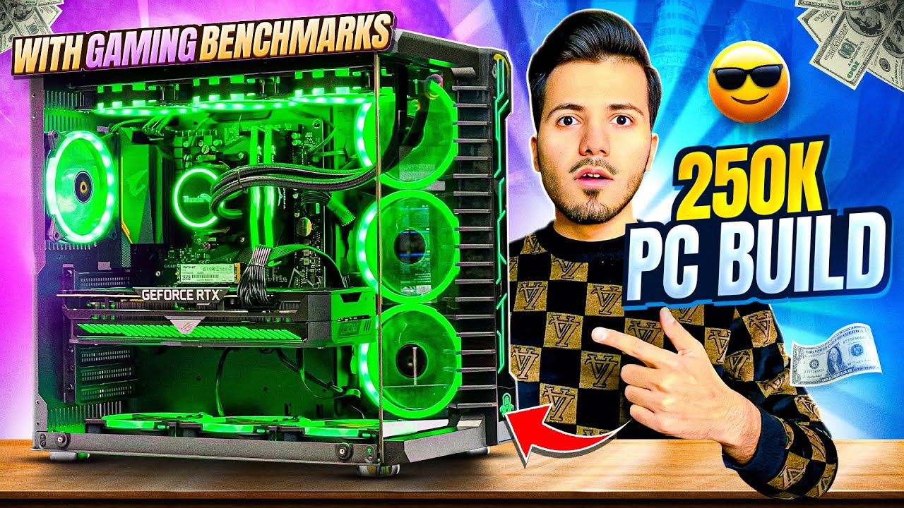 Rs 250K Best GAMING PC Build in Pakistan with Games Benchmarks !!