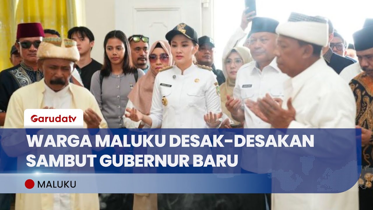 Warga Maluku Rela Desak-desakan Demi Bertemu Gubernur Sherly Tjoanda