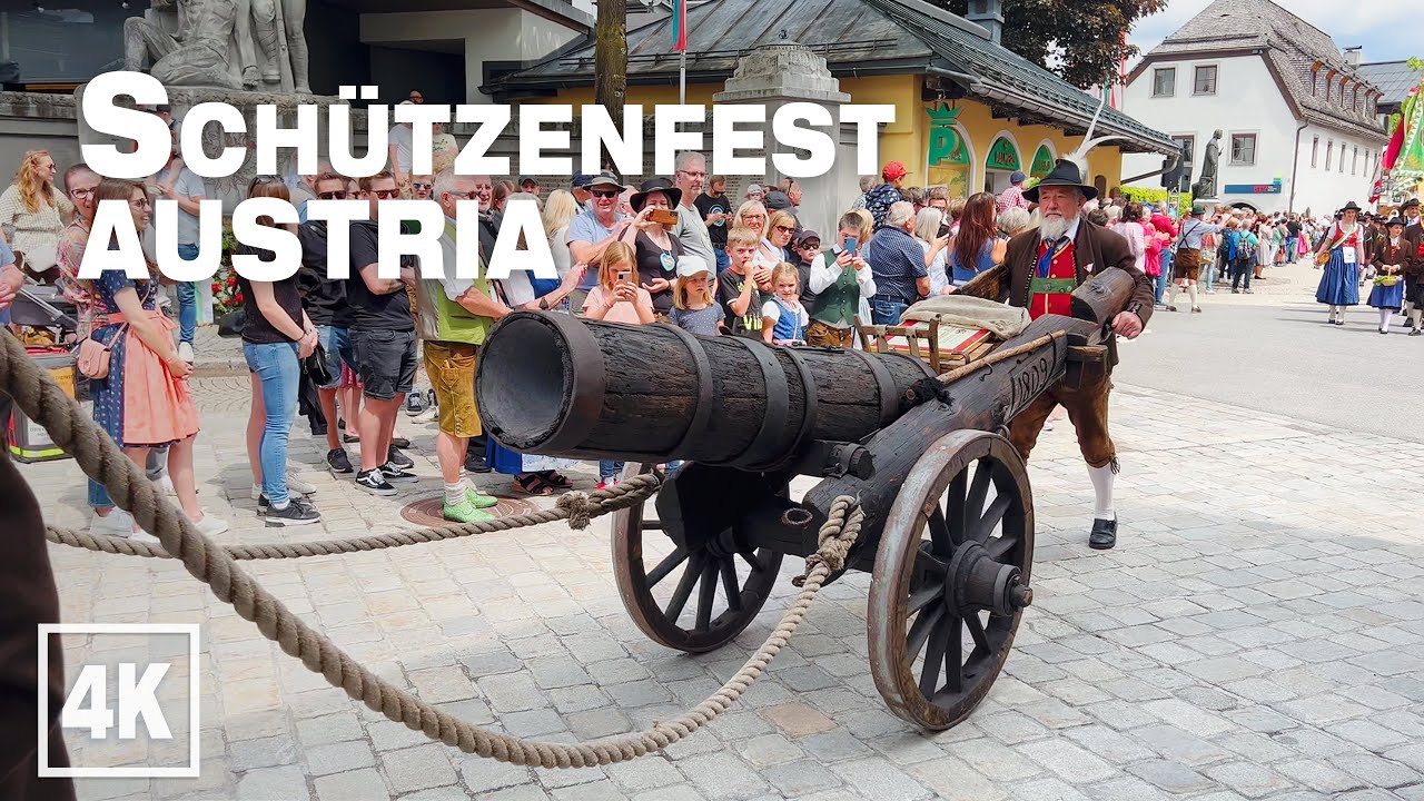 Schützenfest Parade St.Johann in Tirol AUSTRIA • 4K 60 fps HDR ASMR