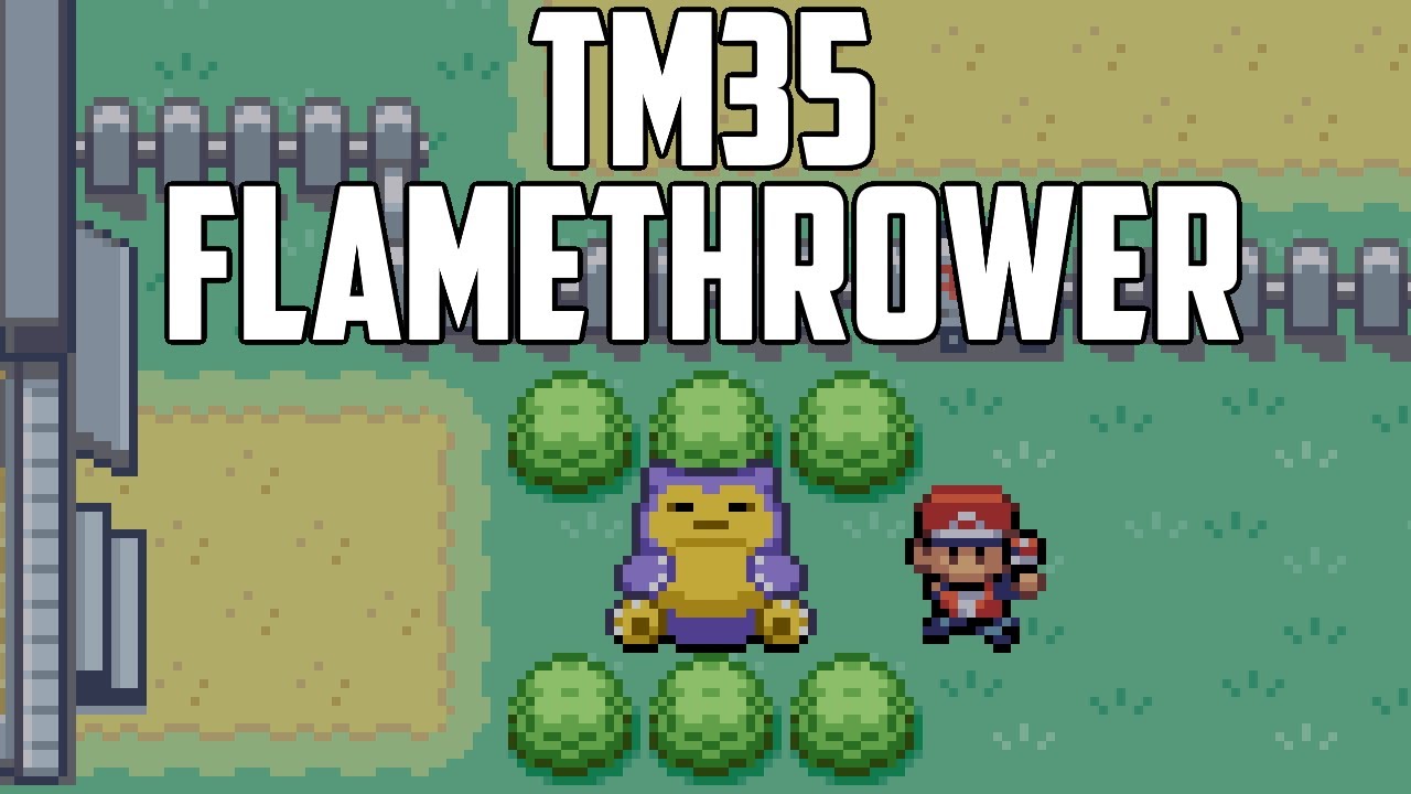 Где найти огнемёт TM35 &mdash; Pok&eacute;mon FireRed и LeafGreen