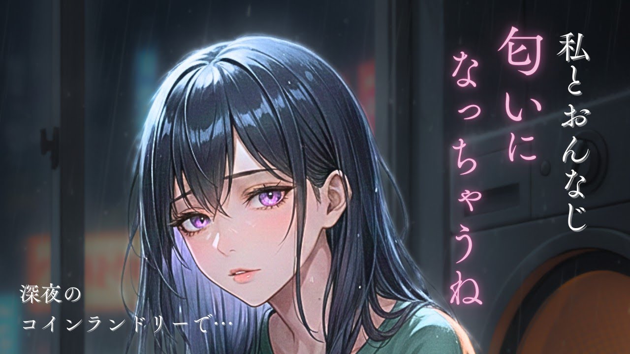 マンションの廊下でいつもすれ違うお隣のお姉さんと、深夜のコインランドリーで…。「君の顔、実はタイプなの」【男性向け/シチュボ】