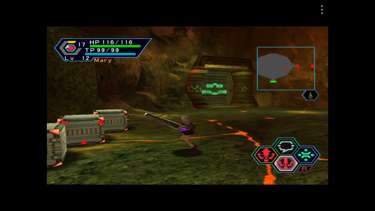 Phantasy Star online v2 gameplay 
