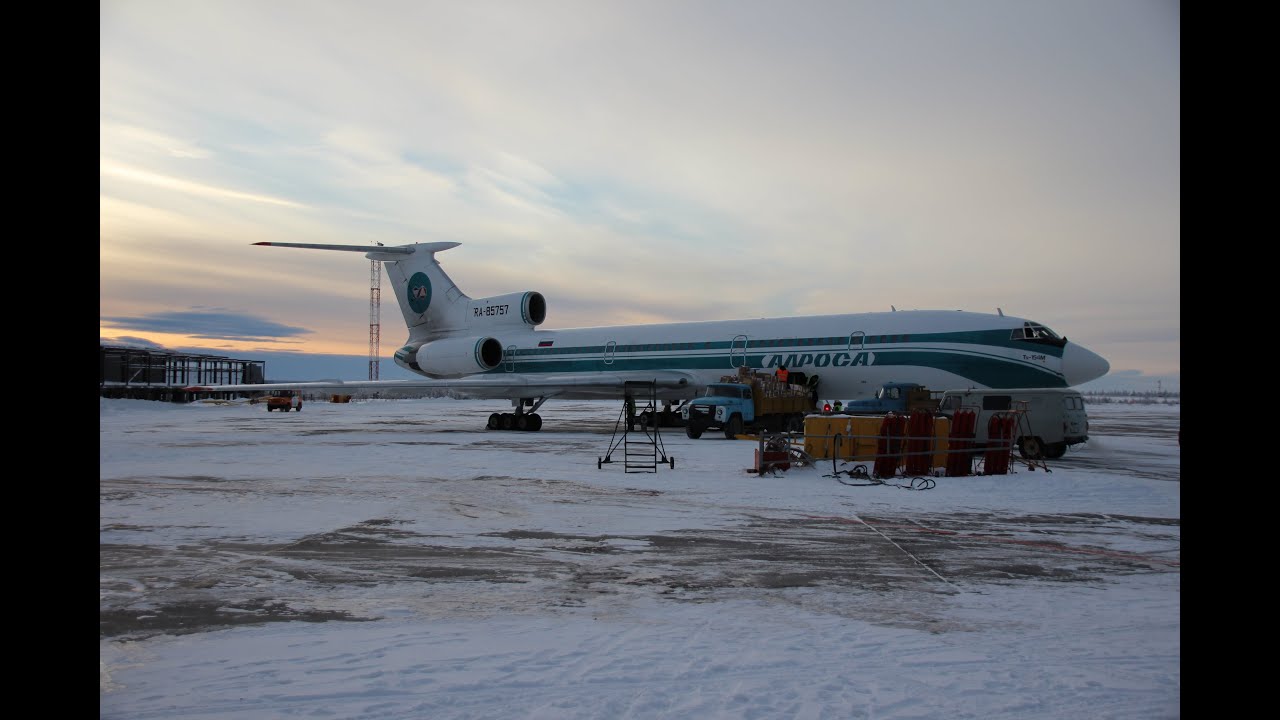 ALROSA TUPOLEV 154 / Polyarny - Moscow